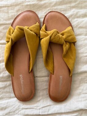 Jeffrey Campbell Mustard Knot Slide Sandals - Women's